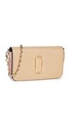 The Marc Jacobs Colorblock Leather Chain Crossbody Bag In New Sandcastle Mu