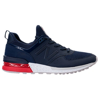 New Balance Men's 574 Synthetic Casual Sneakers From Finish Line In Blue