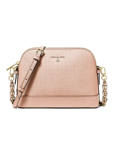Michael Kors Emmy Dome Large Satchel with Sling Crossbody Pink from USA,  Luxury, Bags & Wallets on Carousell