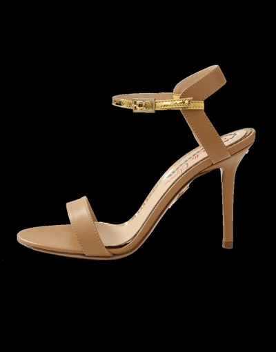 Charlotte Olympia Quintessential Sandal In Nude-gld