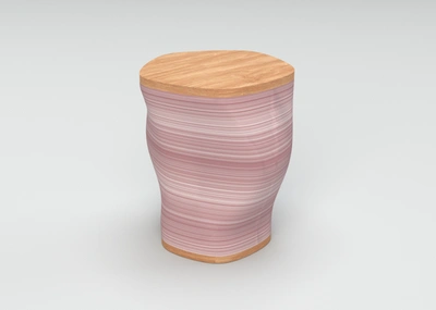 Model No. Canyon Side Table In Pink