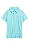 Vineyard Vines Kids' St. Jean Stripe Sankaty Performance Polo In Andros Blue