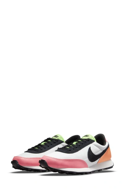 Nike Daybreak Sneaker In White/ Black/ Orange