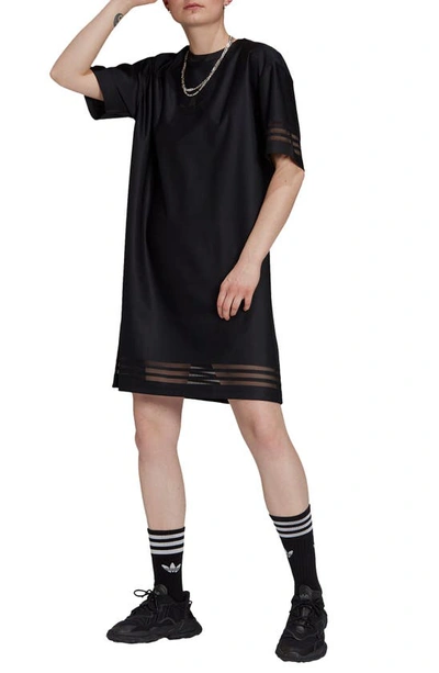 Adidas Originals Primegreen T-shirt Dress In Black