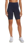 Sweaty Betty Super Sculpt Pocket Bike Shorts In Navy Blue