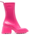 Chloé Betty Rain Boots In Pink