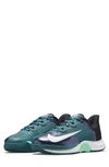 Nike Court Air Zoom Gp Turbo Men's Hard Court Tennis Shoes In Teal/ White/ Black