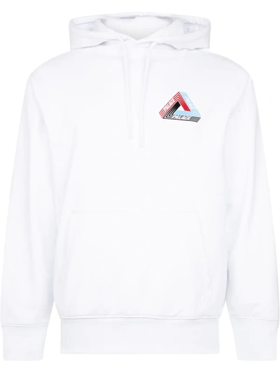 Palace Tri-ferg Hoodie In White