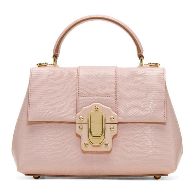 Dolce & Gabbana Pink Medium Lucia Bag | ModeSens