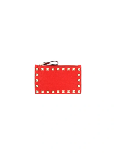Valentino Garavani Women's Red Leather Wallet