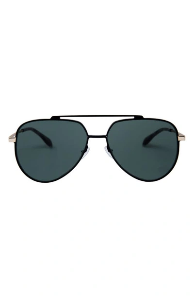 Mita Vizcaya 58mm Aviator Sunglasses In Green