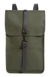 Rains Waterproof Backpack In Green