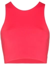 Girlfriend Collective Dylan Racerback Sports Bra In Rosa