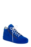 Giuseppe Zanotti Women's Velvet Mid Top Platform Sneakers In Blue