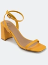 Journee Collection Women's Chasity Sandals Women's Shoes In Yellow