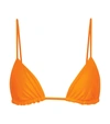 Jade Swim Via Triangle Bikini Top In Nectar