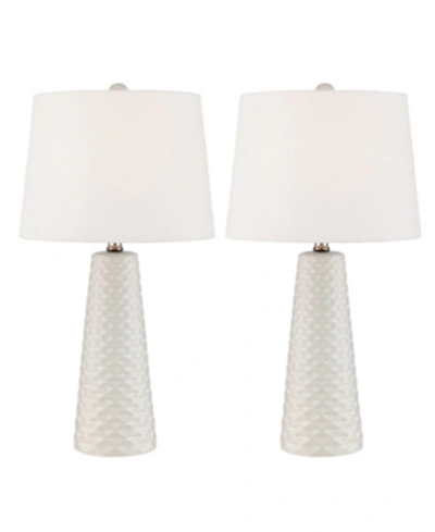 Lite Source Muriel Table Lamp, Set Of 2 In White