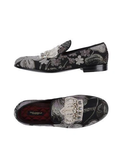 Dolce & Gabbana Loafers In Black