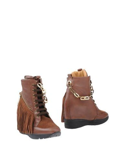 Dsquared2 Ankle Boot In Cocoa