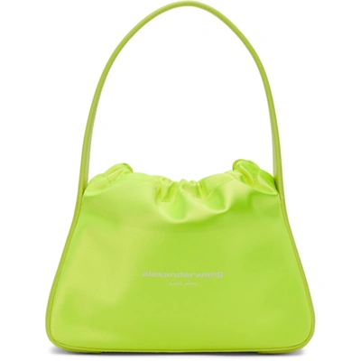 Alexander Wang Yellow Small Ryan Bag In Neon Celandine