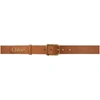 Chloé Embellished Leather Waist Belt In Brown