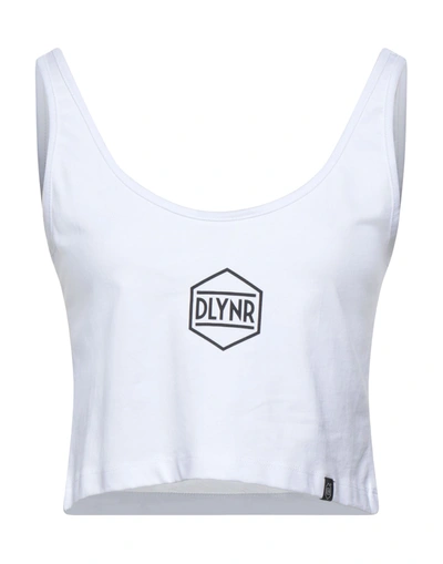 Dolly Noire Tank Tops In White