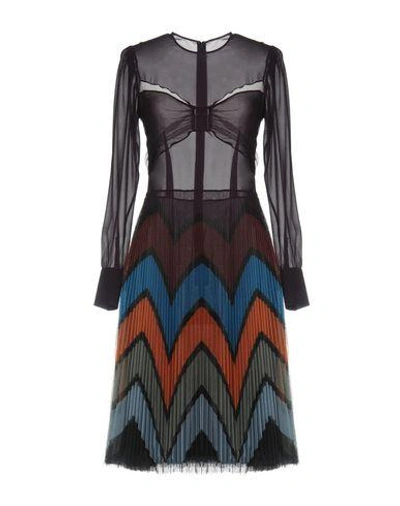 Mary Katrantzou Knee-length Dresses In Purple