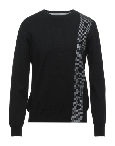 Frankie Morello Mens Black Sweater