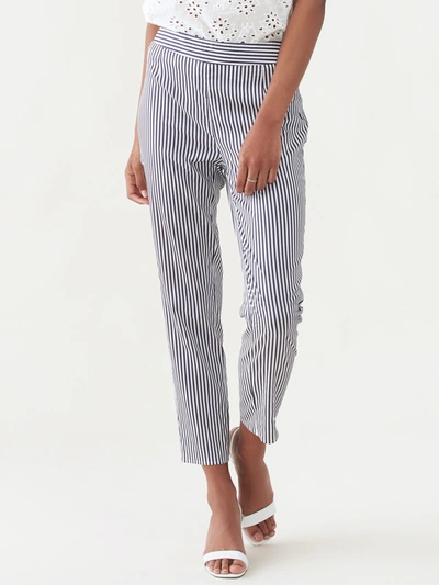 Sail To Sable Striped Pants In Blue White