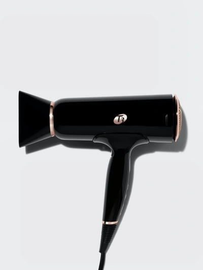 T3 Cura Luxe Professional Ionic Hair Dryer With Auto Pause Sensor In Black Rose Gold