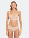 Cosabella Never Say Never Sweetie Soft Lace Bralette In Sette
