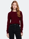 Naadam Cropped Crewneck Sweater In Jam