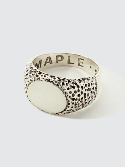 Maple Nugget Ring In Silver 925
