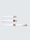 T3 Whirl Trio Interchangeable Styling Wand Set In White Rose Gold