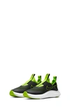 Nike Kids' Flex Plus Sneaker In Smoke Grey/ Volt/ White