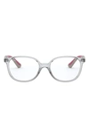 Ray Ban Kids' 49mm Optical Glasses In Trans