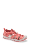Keen Kids' Moxie Water Friendly Sandal In Tea Rose/ Vapor