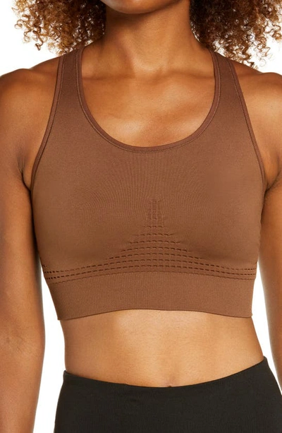 Sweaty Betty Stamina Sports Bra In Brown