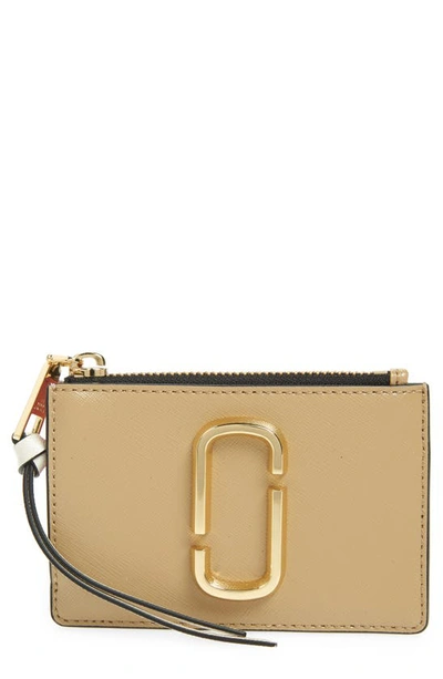The Marc Jacobs Snapshot Leather Id Wallet In New Sandcastle Multi