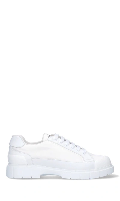 Car Shoe Classic Low Top Sneakers In White