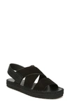 Vince Tenison Espadrille Sandal In Black Leather