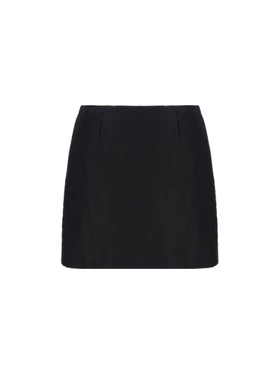 Prada Women's Skirt Mini Short In Black