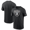 Nike Men's Logo Essential (nfl Las Vegas Raiders) T-shirt In Black