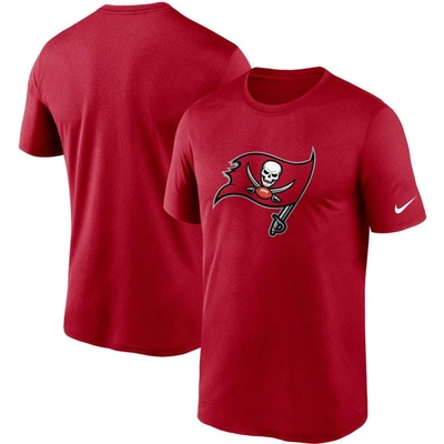Nike Men's Dri-fit Logo Legend (nfl Tampa Bay Buccaneers) T-shirt In Red