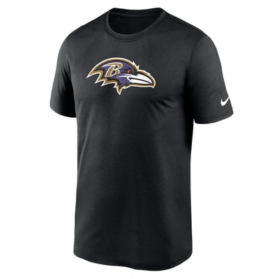 Nike Men's Dri-fit Logo Legend (nfl Baltimore Ravens) T-shirt In Black