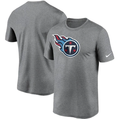 Nike Men's Dri-fit Logo Legend (nfl Tennessee Titans) T-shirt In Grey