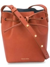 Mansur Gavriel Mini Mini Bucket Bag In Brown