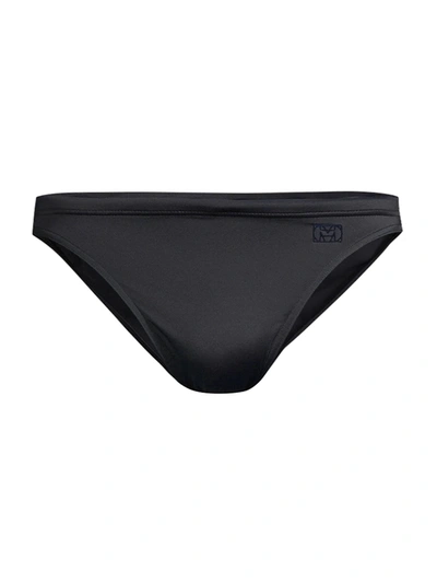 Hom Logo Swim Micro Briefs In Black