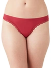 B.tempt'd By Wacoal Innocence Thong In Garnet