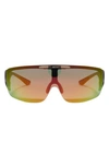 Mita Sobe 136mm Shield Sunglasses In Red